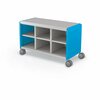 Mooreco Compass Cabinet Maxi H1 With Cubbies Blue 25.9in H x 42in W x 19.2in D A3A1E1E1X0